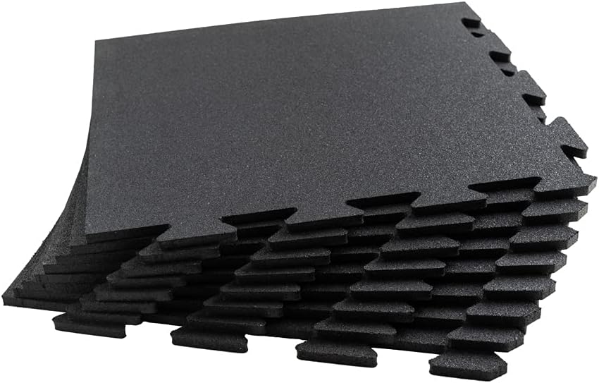 Sporttrend 24® Gummi Schutzmatten in schwarz Grösse XS, S und M | Bodenschutzmatte, Unterlegmatte fü