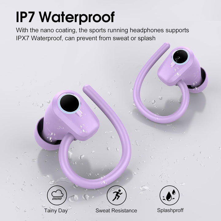 Bluetooth Kopfhörer Sport, 2026 Kopfhörer Kabellos Bluetooth 5.3 In Ear mit 6 ENC Noise Cancelling M