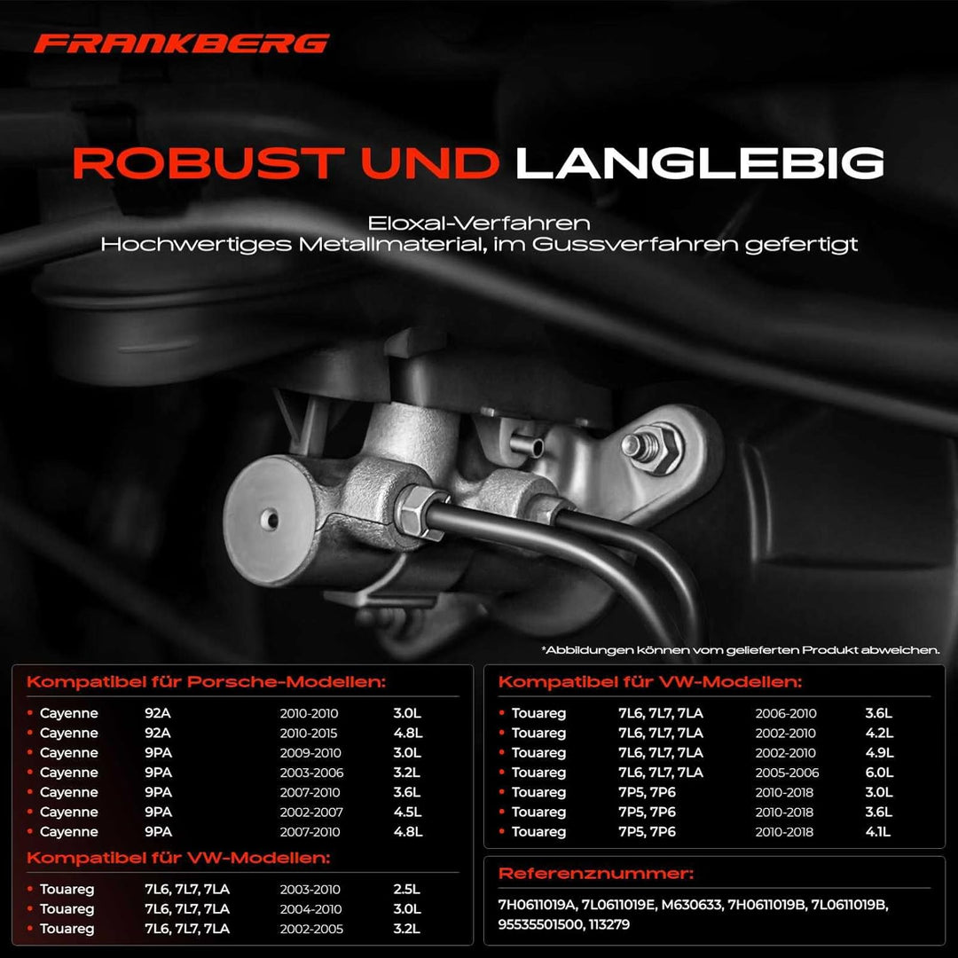 Frankberg Hauptbremszylinder Kompatibel mit C.a.y.e.n.n.e 92A 2002-2015 M.u.l.t.i.v.a.n V 7E 7H 2003