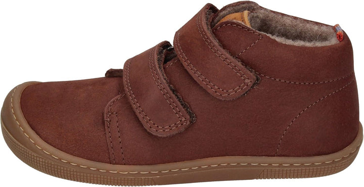 Koel4Kids Nubuk Lederschuhe Navy + Wollfutter, Barfussschuhe breitere Leiste Don 002.233-100 20 EU W