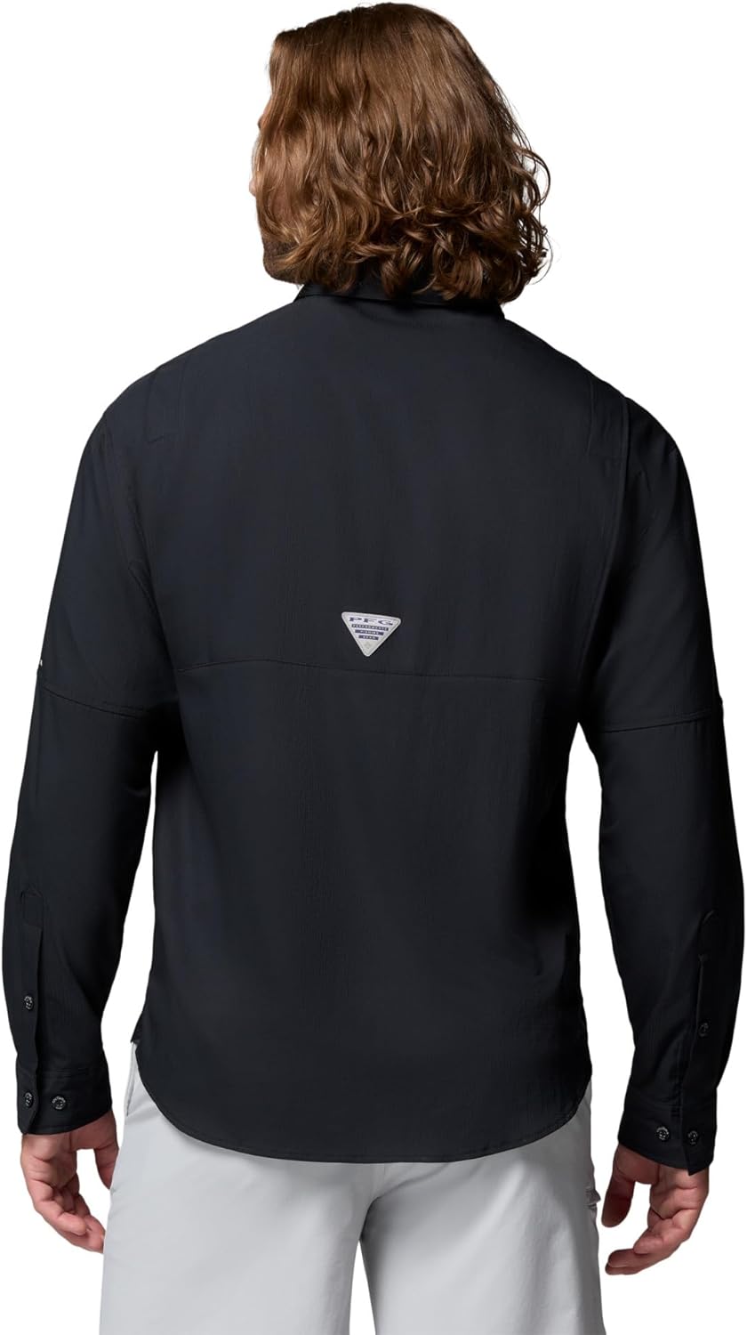 Columbia Herren Tamiami Ii Long Sleeve Shirt Langarmshirt S Schwarz, S Schwarz