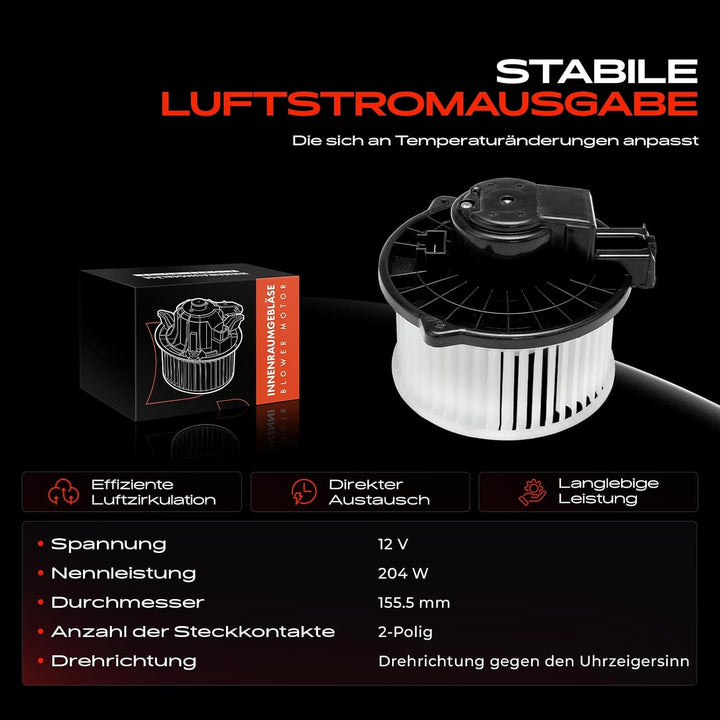 Frankberg Gebläsemotor Innenraumgebläse Kompatibel mit Forester SJ 2.0L 2.5L 2013-Heute Impreza Schr