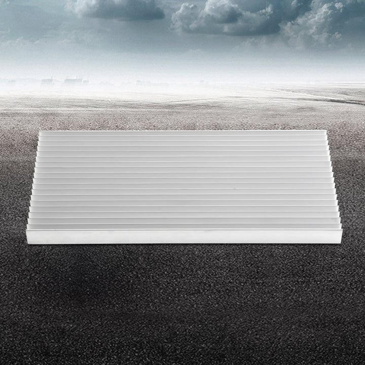 Aluminium Kühlkörper LED Heatsink Waerme Diffuse Kühlrippen Kit Thermisch kühl Fin mit 19 Flossen 30