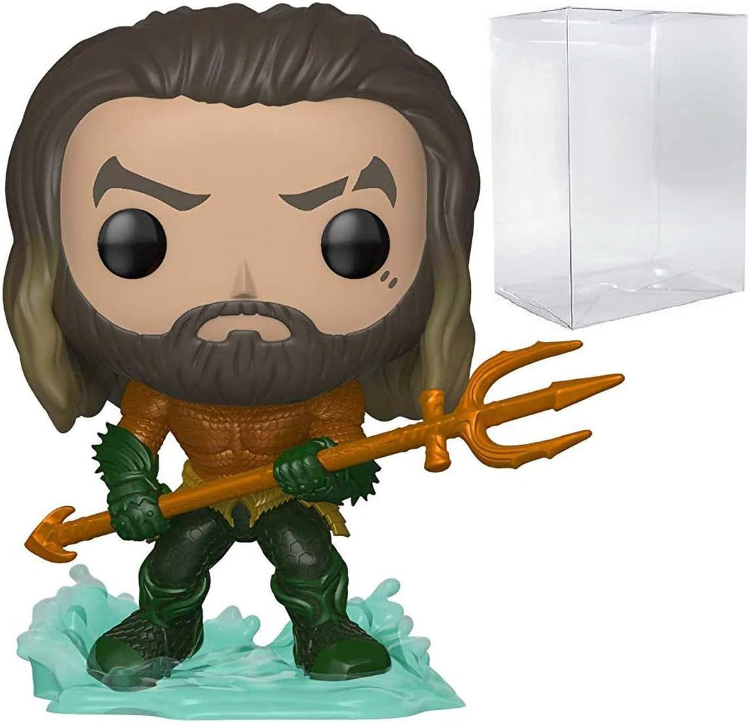 POP Heroes: Aquaman - Arthur Curry in Hero Suit Funko Vinyl Figure (Bundled with Compatible Box Prot