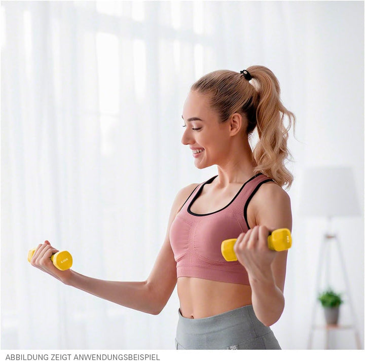 Wandhalterung aus Holz für Fausthantel, Kurzhantel, Fitness, Bodybuilding, Gymnastik,