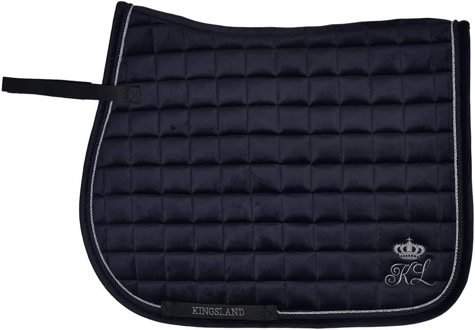 Kingsland Schabracke, Samtschabracke KLmya Velvetschabracke, Schwarz Schwarz Dressage, Schwarz Dress