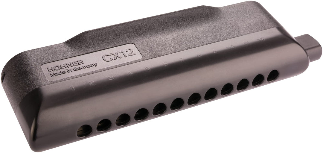 HOHNER Mundharmonika, CX-12, Black, A