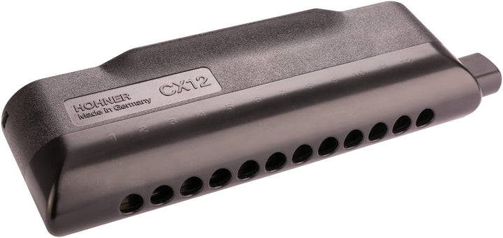 HOHNER Mundharmonika, CX-12, Black, A