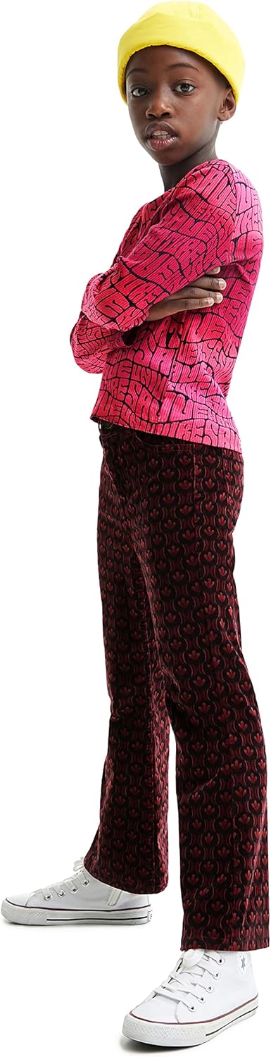 Desigual Mädchen Casual Pants 14 Jahre Rot, 14 Jahre Rot