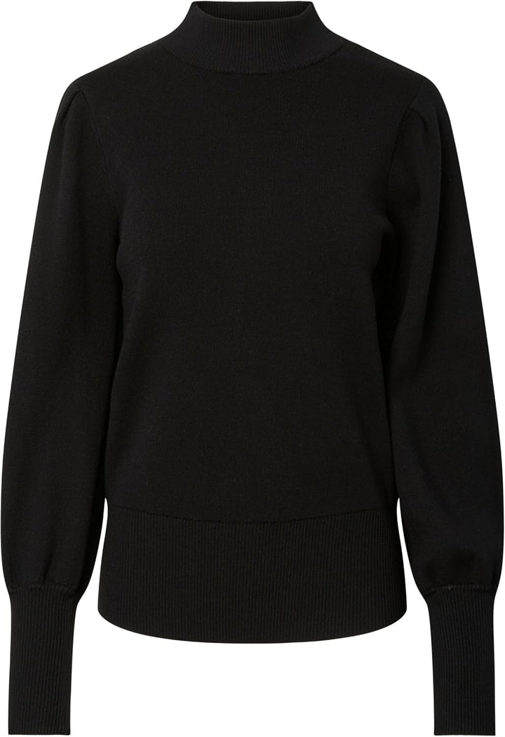 YAS Damen Yasfonny Ls Knit Pullover S. Noos Strickpullover S Schwarz, S Schwarz