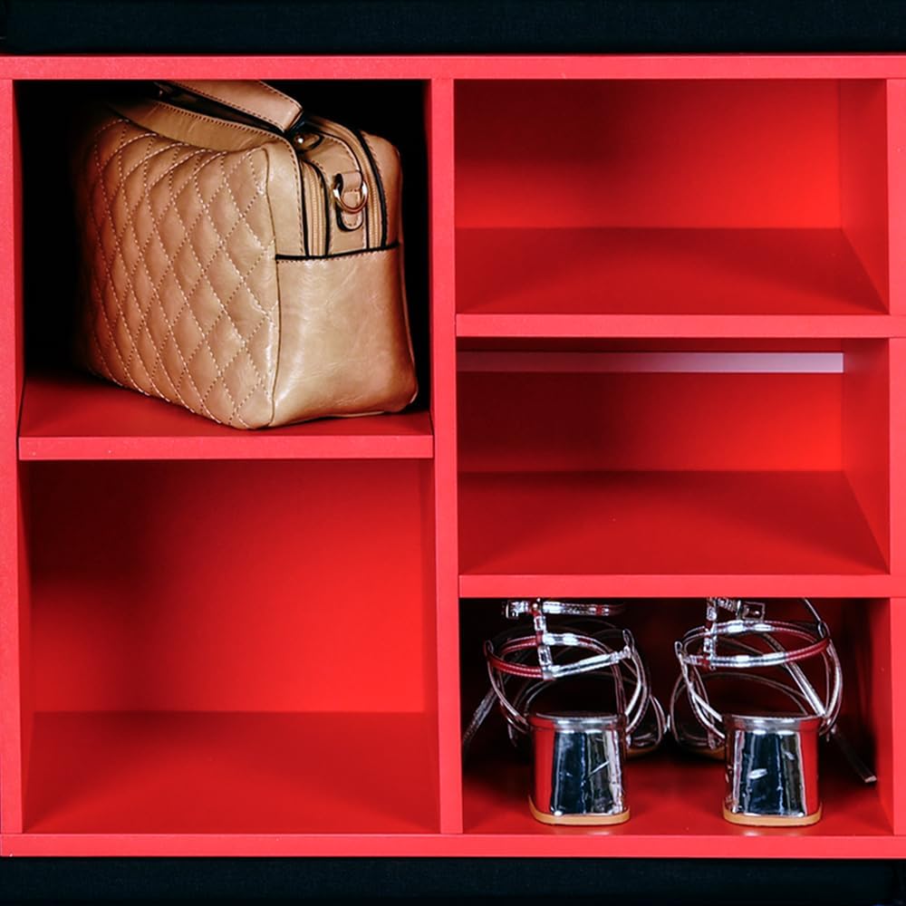 Kesper | Schuhschrank mit Sitzkissen, Material: Faserplatte, Masse: B51,5 x H48 cm x L29,5 cm, Farbe