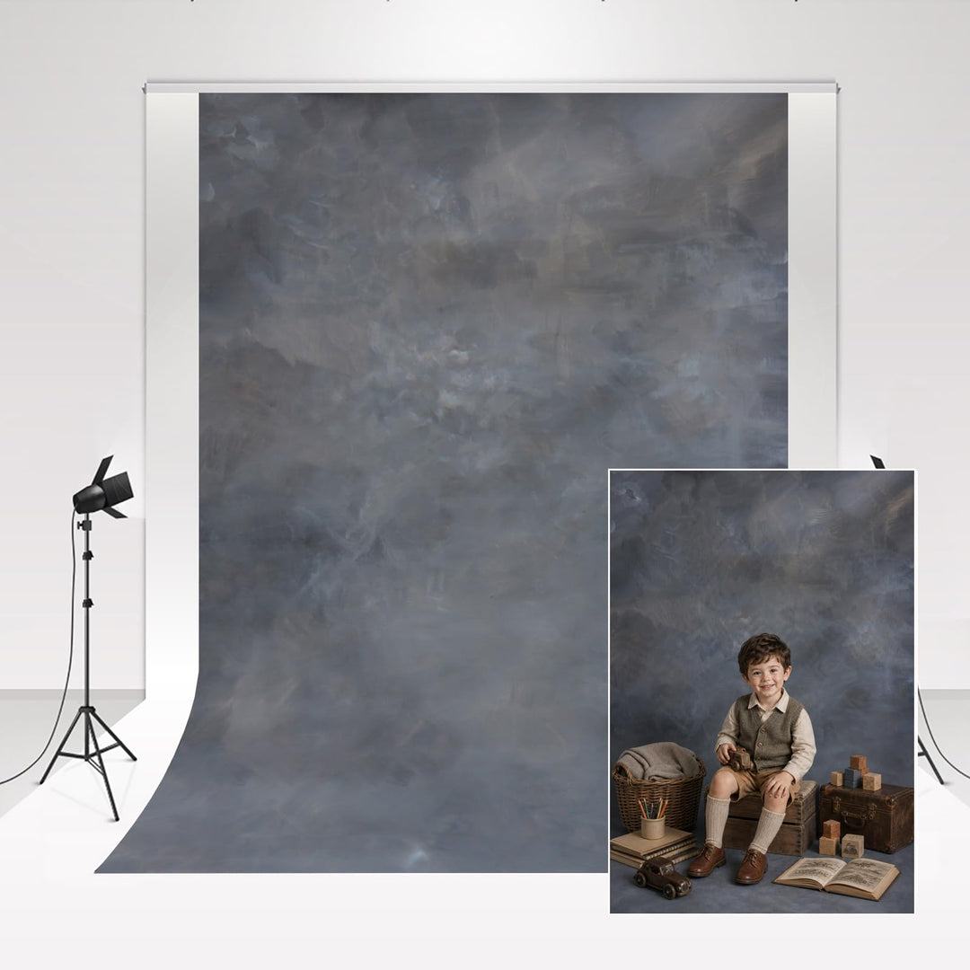 Kate Foto Hintergrund Grau-ViolettPortrait Portrait Fotografie Hintergrund Requisiten 1,5x2,2m/5x7ft