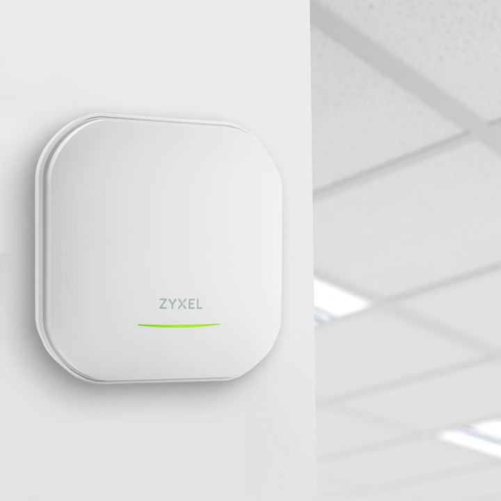 Zyxel AXE5400 WLAN 6E Dual-Radio Access Point | 4x4 in 6 GHz/5 GHz wählbar, 2x2 in 2,4 GHz (WAX620D-