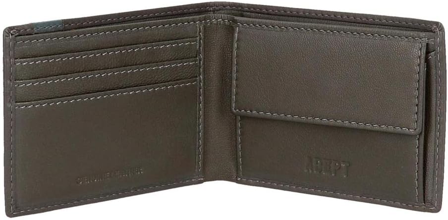 joumma Bags,s.l. Adept MAX Vertical Wallet with Einfache Geldbörse Anthrazit, Einfache Geldbörse Ant