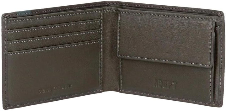 joumma Bags,s.l. Adept MAX Vertical Wallet with Einfache Geldbörse Anthrazit, Einfache Geldbörse Ant