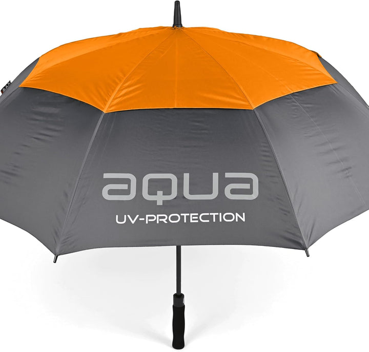 BIG MAX I-Dry Aqua Golf Regenschirm mit UV Schutz - 100% Wasserdicht (Orange)