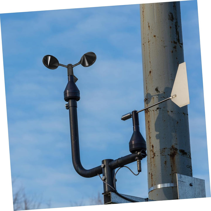 BESPORTBLE Wind Sensor Überwachung Ausgang Sender Gehäuse Abs Anemometer Gehäuse Schwarz Wind Anzeig