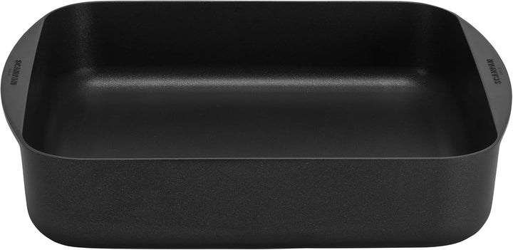 SCANPAN TechnIQ Quadratischer Bräter 28x28 cm | Multifunktionale Auflaufform mit hohen Wänden | Für