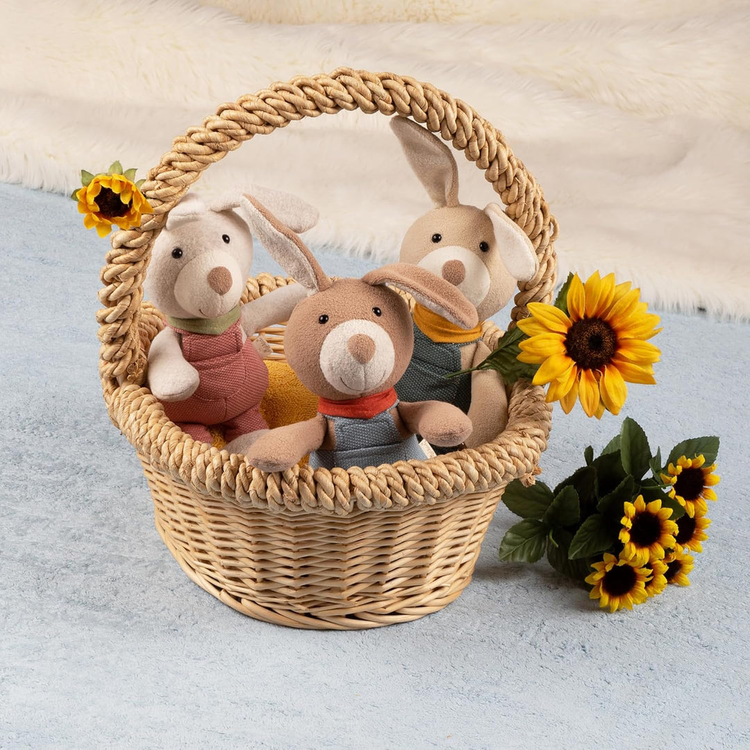 sigikid Kuscheltier Latzhosen Hase, blau Sweety Plüschtier, 30, Blau
