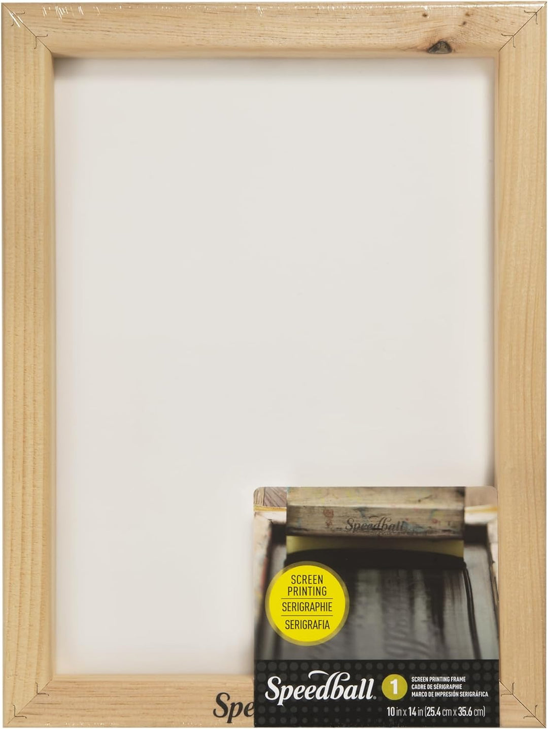 Speedball Assembled Frame W/Fabric 110 Monofilament Screen-10"X14" 10-Inch-by-14-Inch, 10-Inch-by-14