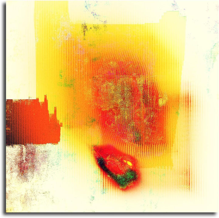 Paul Sinus Art Sonne Muster Filter Abstraktes Bild auf Leinwand Abstrakt116- dekorativer Einteiler W