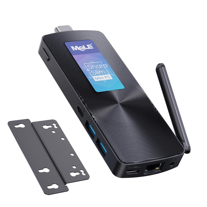 MeLE PCG02 – Mini-PC, ultrakompakt, ohne Lüfter, N100 8 GB, 128 GB, keine Knochen im Inneren, HDMI 4