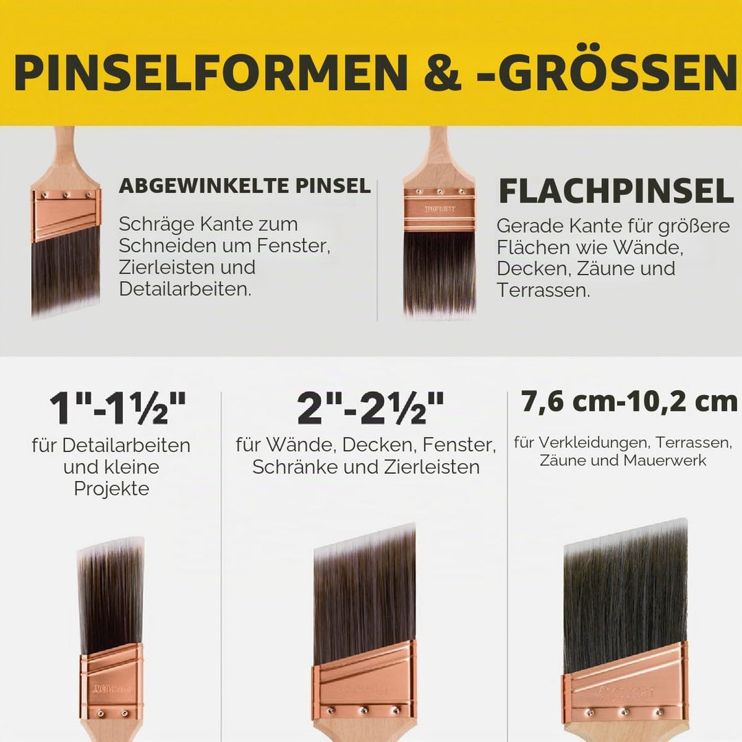 Purdy 144152830 Clearcut Elite Glide Trimmbürste, Mehrfarbig, One Size One Size Flacher Rand Jedes,