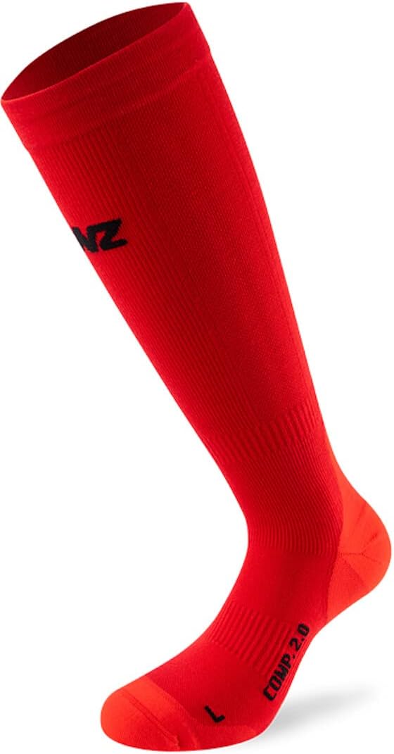 Lenz Compression 2.0 Merino Socken (Red,L)