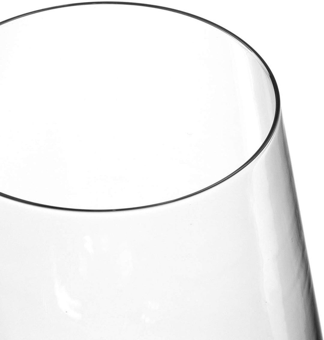 Leonardo Puccini Weisswein-Gläser, 6er Set, spülmaschinenfeste Wein-Gläser, Kelch mit gezogenem Stie