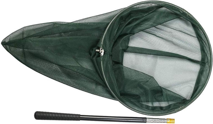 RESTCLOUD Professionelles Insekten- und Schmetterlingsnetz mit 35,6 cm Ring, 66 m Netztiefe, 150 cm