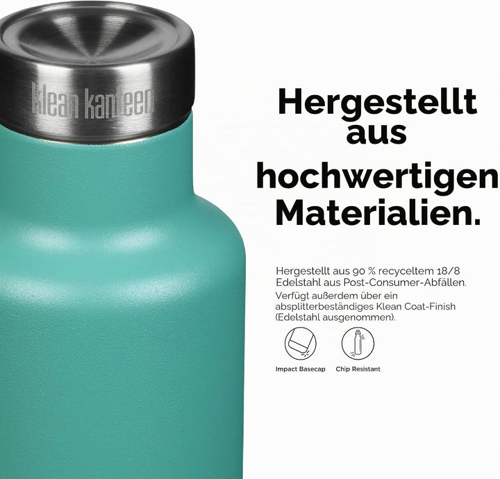 Klean Kanteen Herren Classic Vi Trinkflasche Einheitsgrösse Porcelain Green, Einheitsgrösse Porcelai