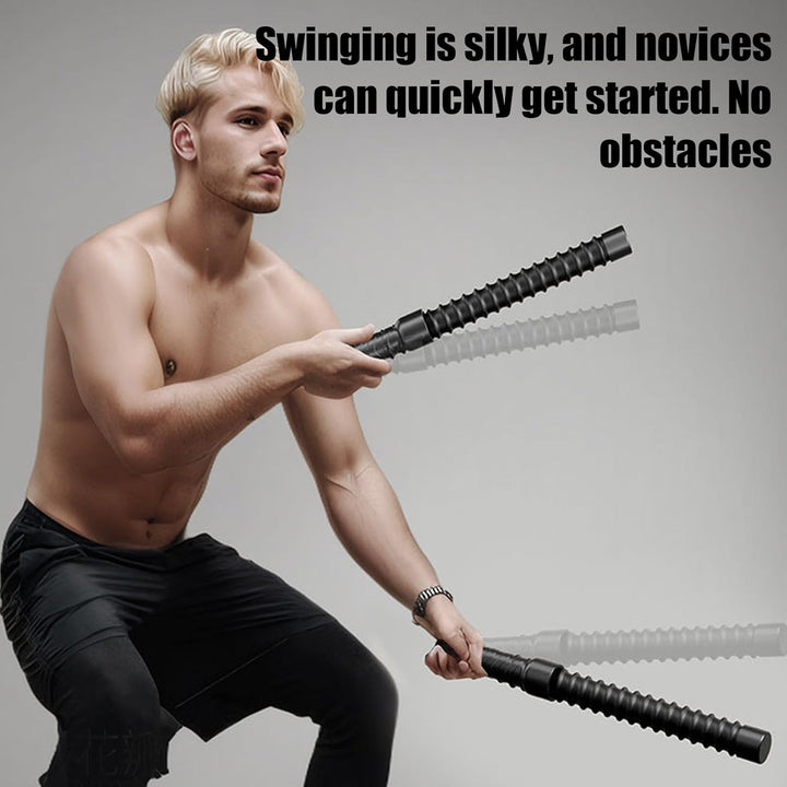 Battle Rope, 2pcs Seillose Kampfseile, Seilfreie Schlachtseile, Professionelles Tragbares Schwarzes