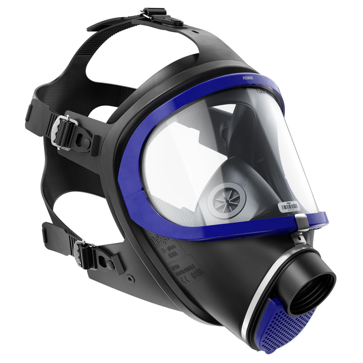Dräger X-plore 6300 Vollmaske aus EPDM mit Standard-Rd40-Anschluss Rd40| Maske geeignet für Farben,