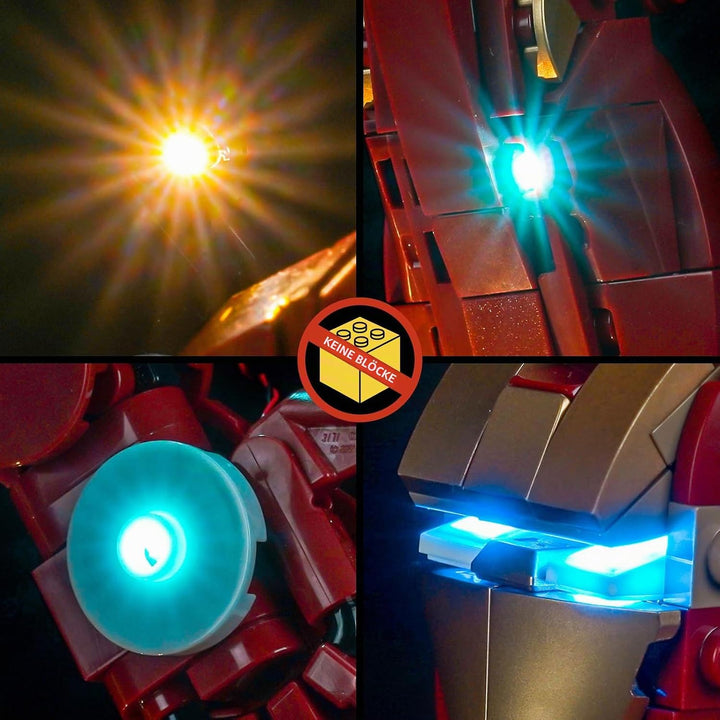 Led Licht Set Kompatibel mit Lego 76344 Iron Man Mark 3 Collectors&