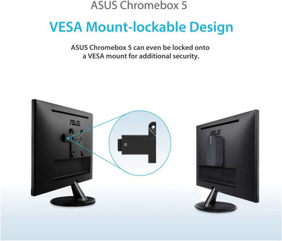 ASUS CHROMEBOX5-SC002UN Mini Desktop PC (Intel Celeron 7305 Prozessor, integrierte Intel UHD Grafik,