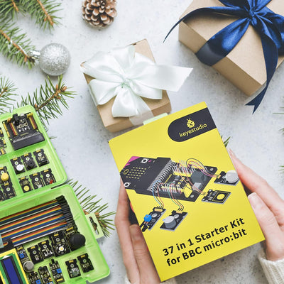 KEYESTUDIO BBC Micro: bit Starter Kit, Elektronisches Mikrobit Kit Kompatibel mit Microbit V1, V2 (o