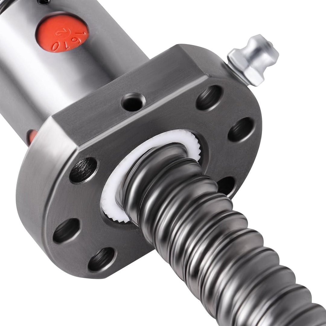 CNCMANS SFU1610 600mm Kugelumlaufspindel Edelstahl Ball Screw Gewindespindel mit Kugelmutter und Bea