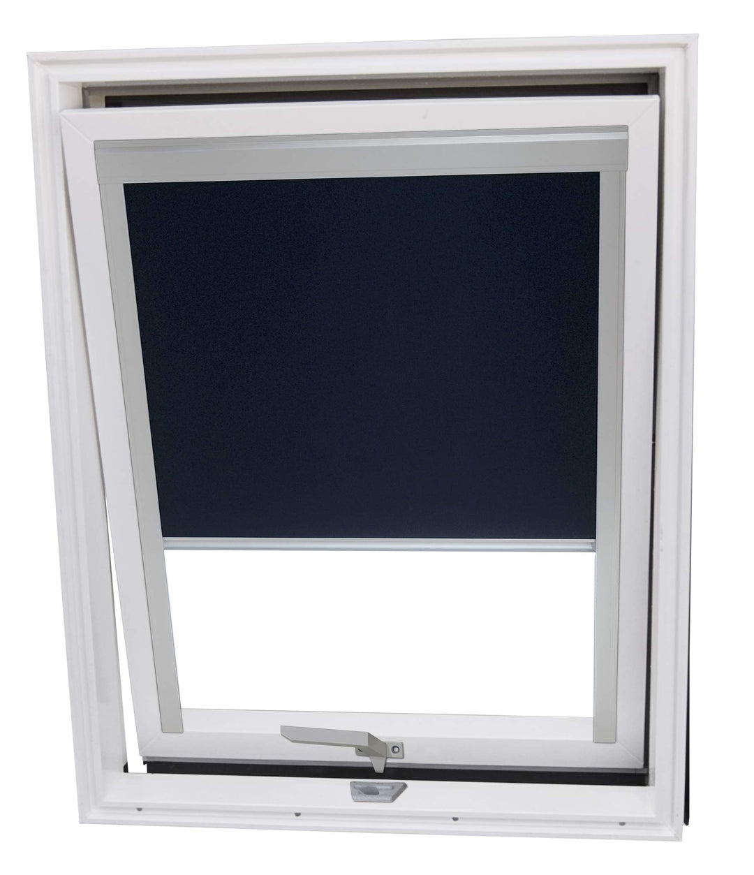 Balio Dachfenster Kunststoff incl. Verdunkelungsrollo und Universal - Eindeckrahmen 0-50mm (78 x 134