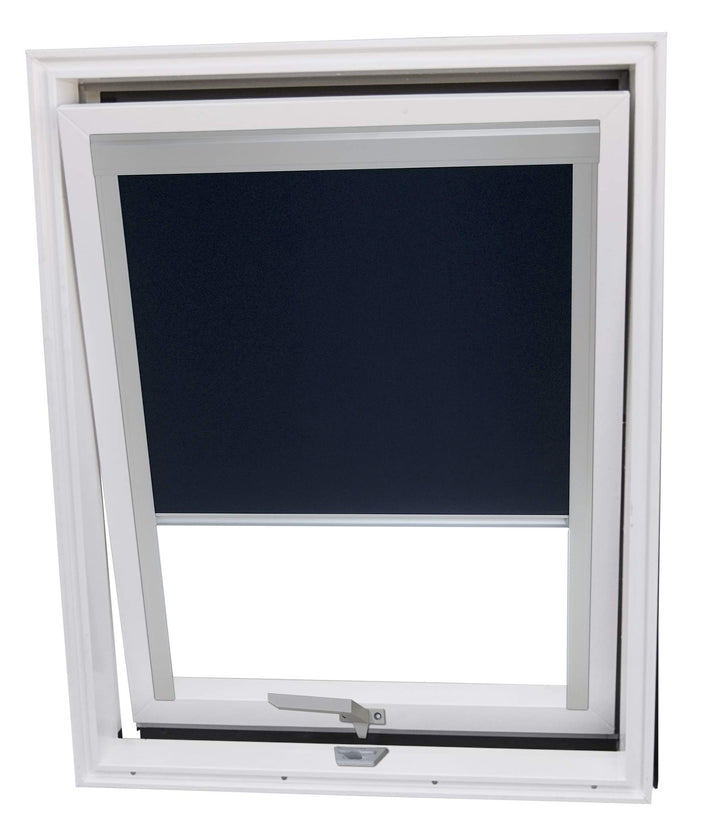Balio Dachfenster Kunststoff incl. Verdunkelungsrollo und Universal - Eindeckrahmen 0-50mm (78 x 134