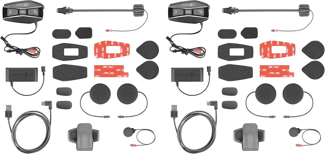 Interphone INTERPHOUCOM16TP | Double | Intercom Mesh 2.0 and Bluetooth 5.0 Technology, Group Use 24