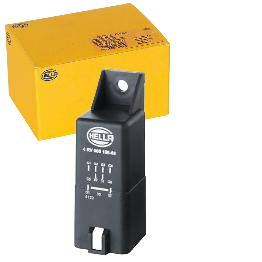HELLA 4RV 008 188-681 Steuergerät, Glühzeit - 12V - 9-polig - nachglühfähig - Zylinderanzahl: 4