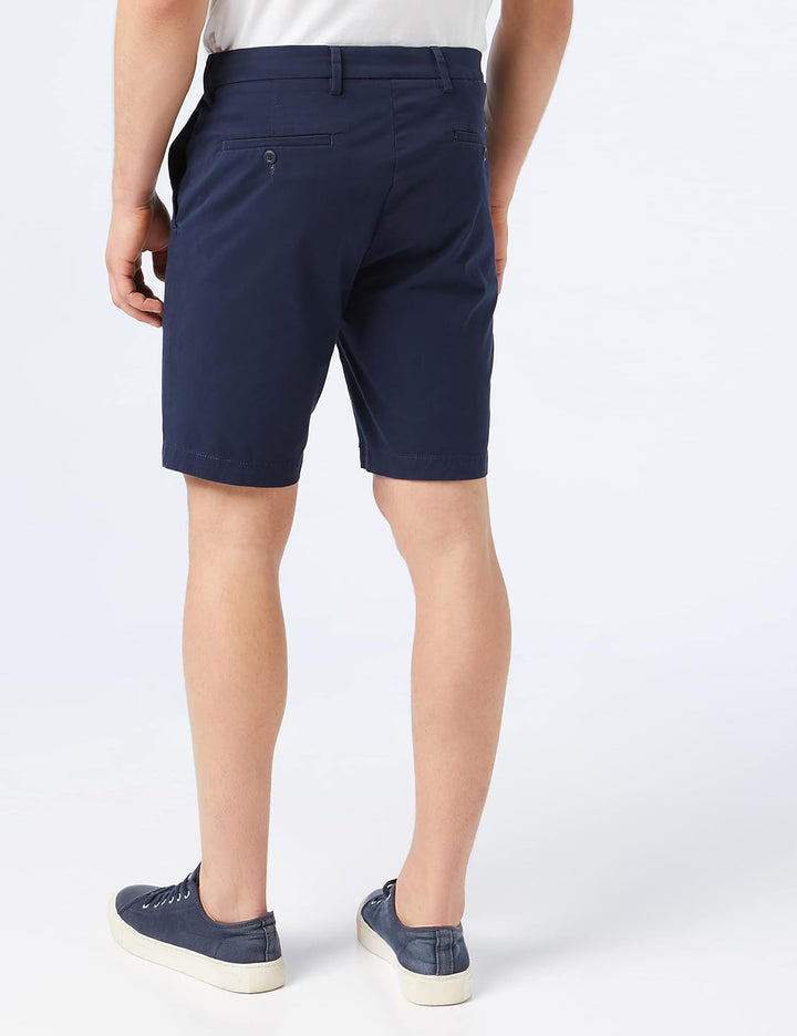 Dockers Herren Smart Supreme Flex Modern Chino Short Hose 28 Navy Blazer, 28 Navy Blazer