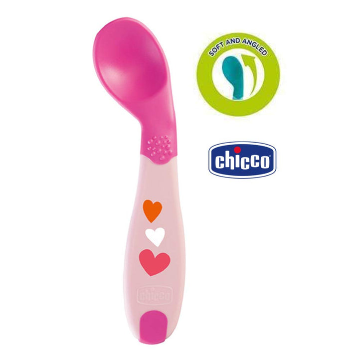 Chicco Beikoststart-Set Warmhalteteller Esslernlöffel abgewinkelt, BPA frei