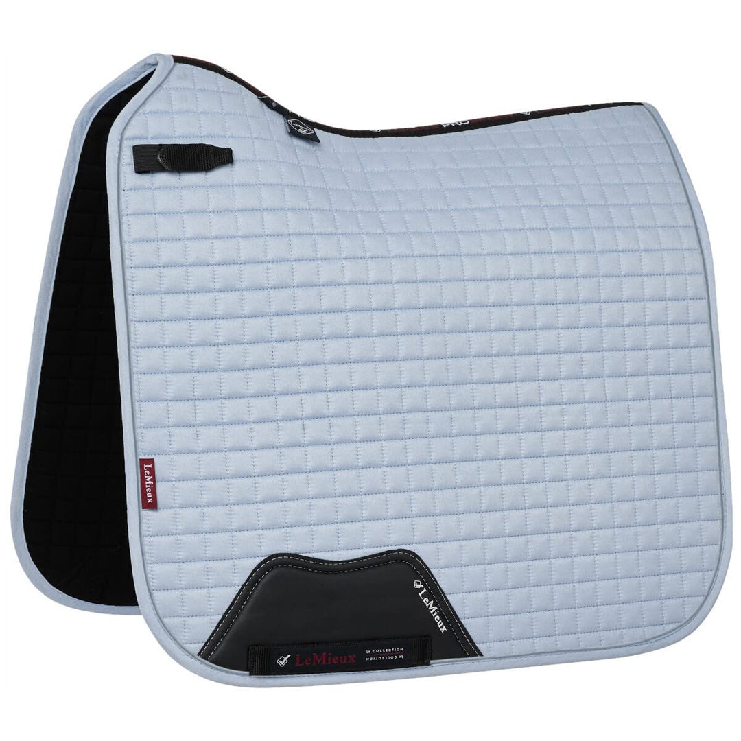 LeMieux Schabracke Sattelunterlage Dressurschabracke Luxury Square Suede Mist