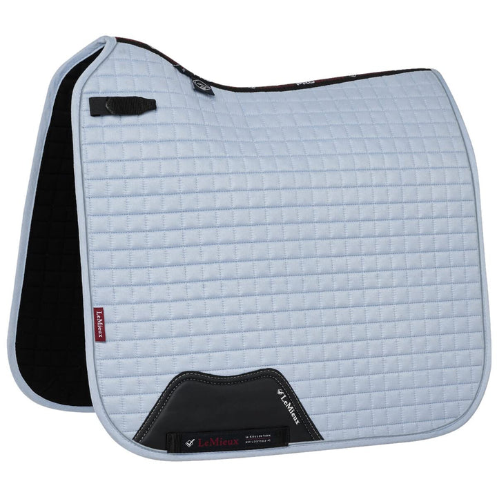 LeMieux Schabracke Sattelunterlage Dressurschabracke Luxury Square Suede Mist