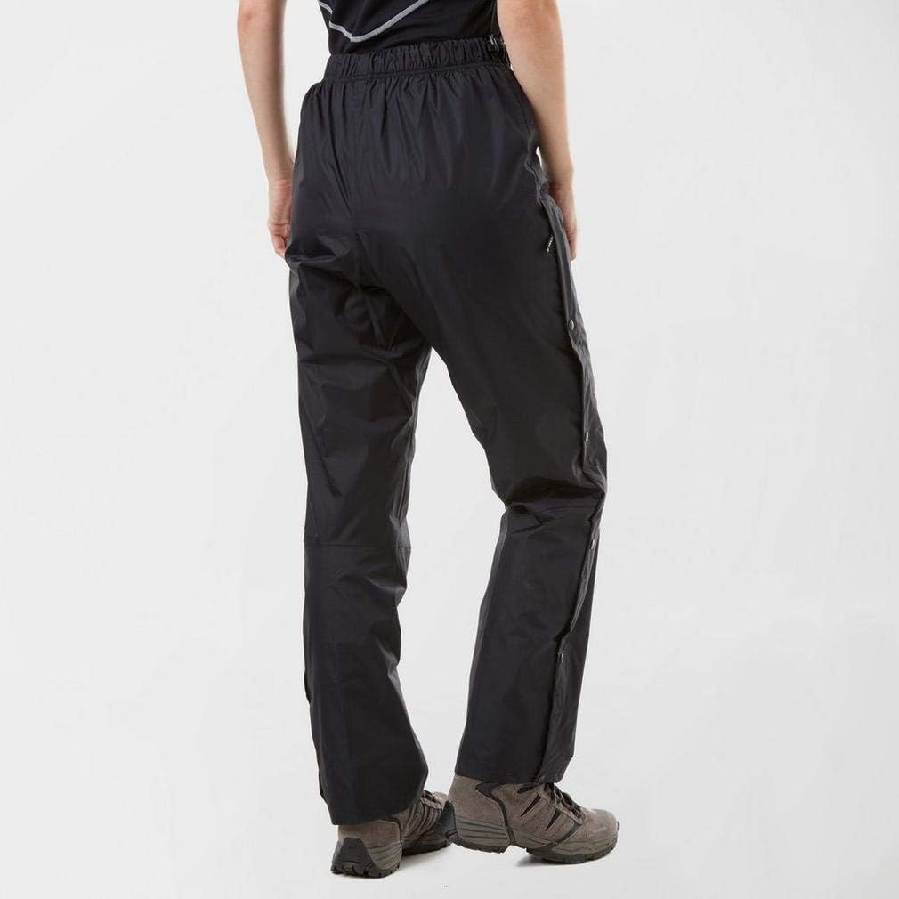 Berghaus Damen Deluge Wasserdicht Überhose, Langlebige, Bequeme Regenhose S Schwarz, S Schwarz