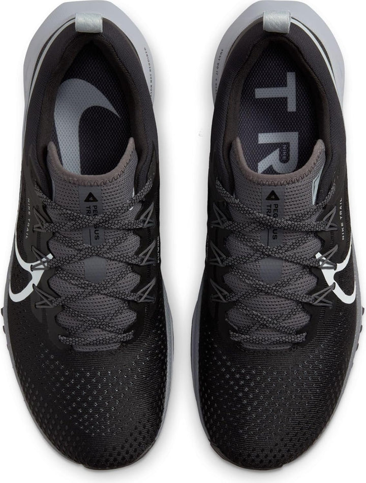 Nike Herren React Pegasus Trail 4 Sneaker 40 EU Black Aura Dark Grey Wolf Grey, 40 EU Black Aura Dar
