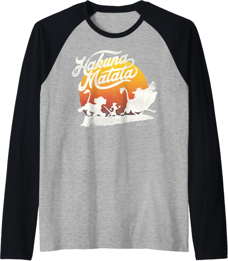 Disney The Lion King Hakuna Matata Sunset March Raglan