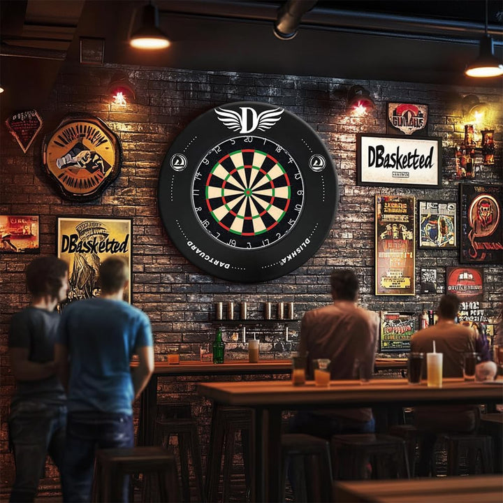 Dartscheibe Dart ZubehöR-Dart Surround Eva T:2.5cm,Dartscheibe Schutzring FüR Verpasste WüRfe,Einfac