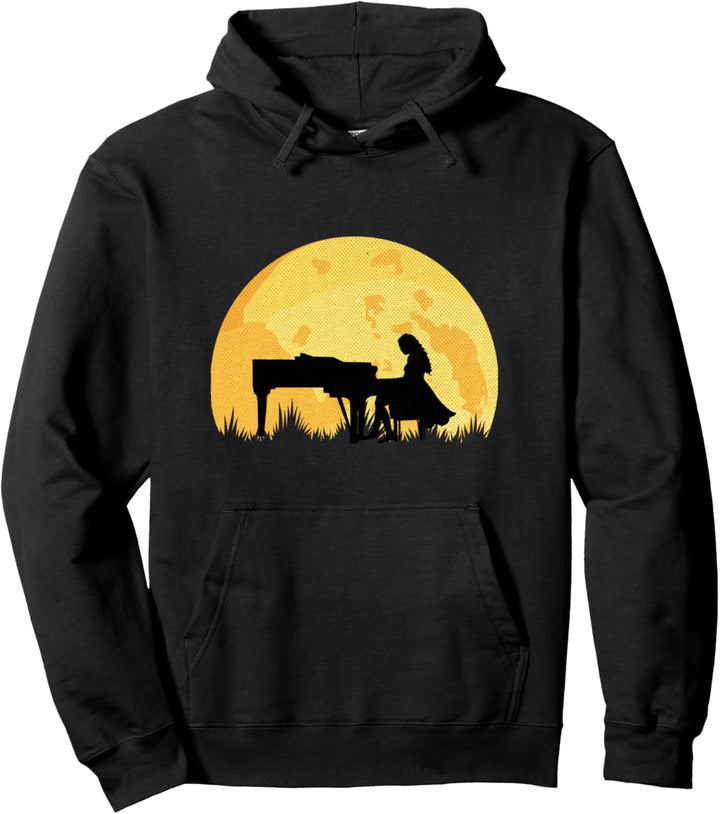 Klavier Retro Vintage Pullover Hoodie